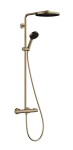 HANSGROHE - Pulsify S Puro Sprchový set s termostatem, průměr 26 cm, 3 proudy, kartáčovaný bronz 24236140