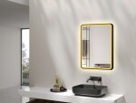 Zrcadlo se senzorem SAT Vision 60x80 cm černá SATZVI6080CE SATZVI6080CE