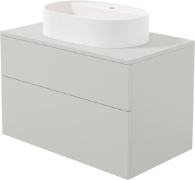 DEANTE - Prizma cashmere koupelnová skříňka, s granitovým umyvadlem - 55x35 cm; SDKB8SAU6B