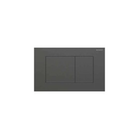 GEBERIT - Sigma40 Ovládání splachování, easy to clean, kartáčovaný černý chrom 115.629.QD.1