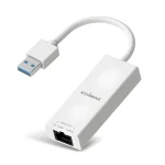 Edimax EU-4306 V2 bílá / Síťový adaptér / USB-A 3.2 / RJ45 10/100/1000 Mbps / PoE (EU-4306 V2)