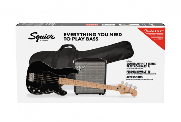 Fender Squier Affinity Series Precision Bass PJ Pack - Black