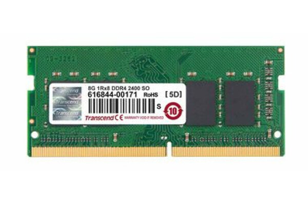 Transcend 8GB 2400MHz / SODIMM / DDR4 / CL17 / 1.2V /1Rx8 (TS1GSH64V4B)