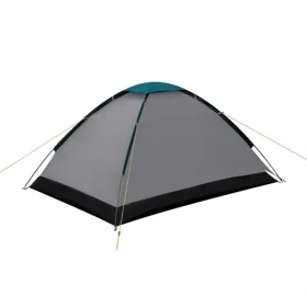 NILS Camp NC6033 Nightfall šedý/modrý / Turistický stan / 2 osoby / 205+60 x 150 x 105 cm / vodní sloupec 2500 mm