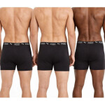 Pánské boxerky Puma Long 3-Pack černé pohodlné XL