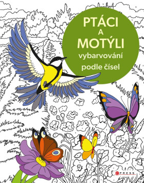 Vybarvování podle čísel: Ptáci a motýli - Kolektiv