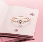 Elenys zlacený prsten Čtyřlístek 14K růžové zlato Velikost: 6 (EU: 51-53)