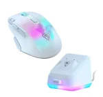 Turtle Beach Bundle KONE XP Air + RGB Rapid nabíjecí stanice bílá / bezdrátová optická herní myš / 19000 DPI / USB / BT (TBM-1101-15)