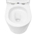 Wc s prkénkem softclose závěsné SAT Brevis bílé vírové SATBRE010RTORP SATBRE010RTORP