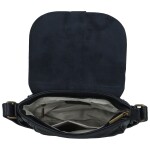 Trendy dámská koženková crossbody kabelka Arlena, tmavě modrá