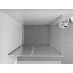MEXEN/S - Exo sprchový kout dveře křídlové 95 x 90, transparent, chrom 819-095-090-01-00