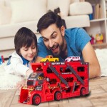 Nákladní automobil s návěsem na přepravu automobilů MalPlay