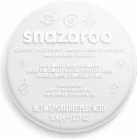 SNAZAROO Barva na obličej Bílá 75ml
