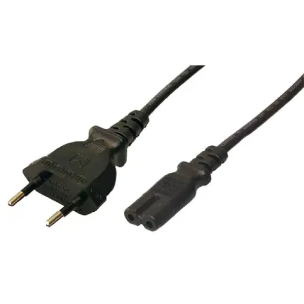 LogiLink Euro-8 VDE černá / Napájecí kabel / 1,8 m / 250 V / 2,5 A (CP092)