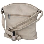Trendová dámská koženková crossbody Creato, béžová