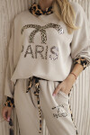 Set Paris Sweatshirt + Hose béžový UNI