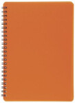 Plastic blok NEON oranžový A5, linka, 60 listů