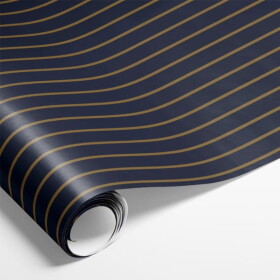 Det Gamle Apotek Balicí papír Nordic Christmas Blue – 5 m, modrá barva, textil