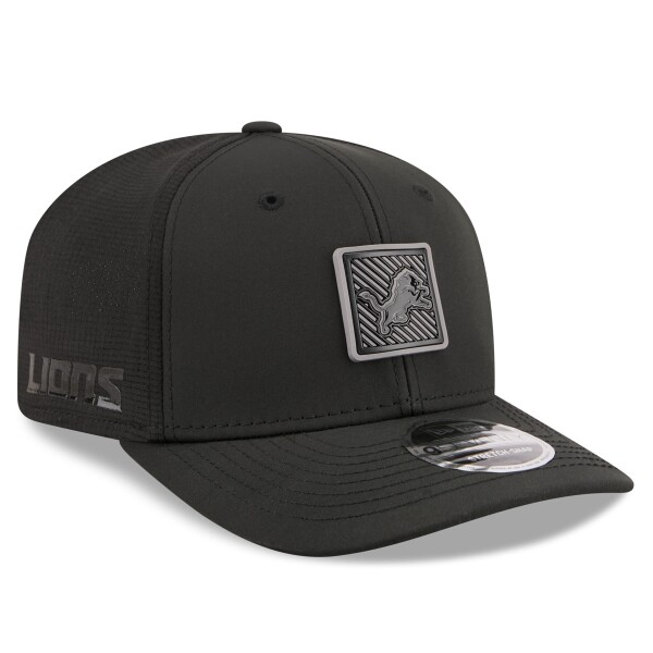 New Era Pánská kšiltovka Detroit Lions NFL Black 2026 Training Camp 9SEVENTY Stretch-Snap