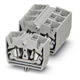 Phoenix Contact 3244339 průchodková svorka 10.4 mm pružinová svorka šedá 50 ks