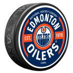 Mustang Puk Edmonton Oilers NHL Gear Textured Puck
