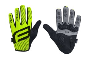 Rukavice FORCE MTB SPID letní bez zapínání, fluo