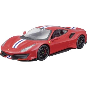 Bburago Ferrari 488 Pista 2018 1:24 model auta - Bburago Ferrari 488 Pista červená 1:24