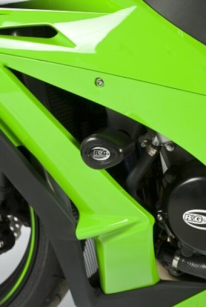 Aero padací chrániče RG Racing pro motocykly Kawasaki Zx10-R (\'11-), černé - Černá