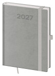 Týdenní diář 2027 Helma B6 Print Pop šedý