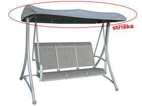 Střecha k houpačce HOLLYWOOD šedá