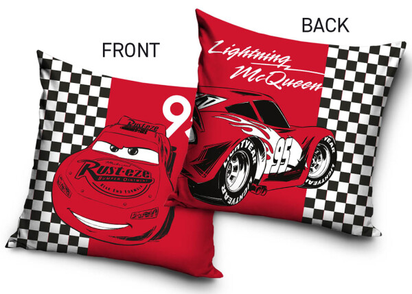 Povlak na polštářek Cars Blesk McQueen Cílová Čára