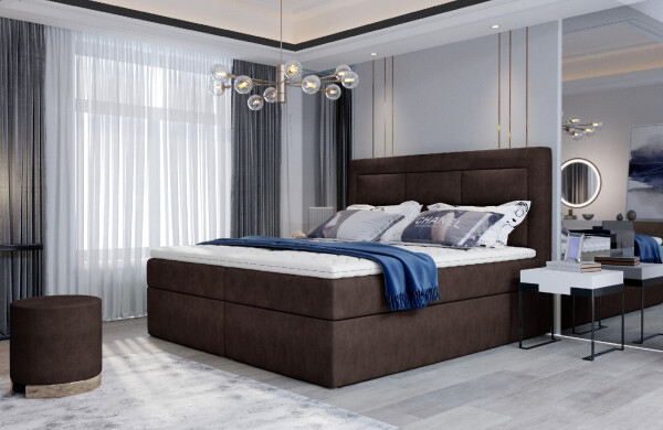 Boxspring Vivre Rozměr: 180 x 200 cm, látka: Dora 28