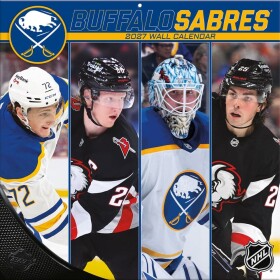 JF Turner Kalendář Buffalo Sabres NHL 2027 Wall Calendar