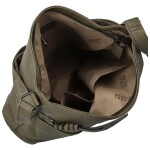 Trendy dámská koženková crossbody kabelka Westa, tmavě zelená new