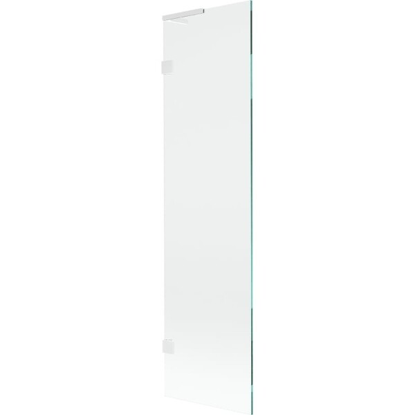 MEXEN/S - Lunar L vanová zástěna FIX 50 x 150, transparent, bílá 897L-050-000-20-00