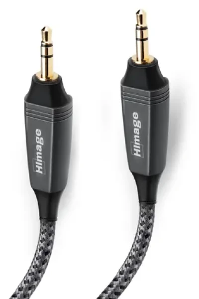 HImage Jack 3,5 mm (M) - jack 3,5 mm (M) 1,5 m šedá / Audio kabel / Stereo