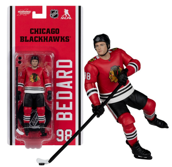 Figurka Connor Bedard #98 Chicago Blackhawks NHL McFarlane Articulated Figure