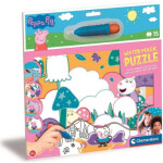 Puzzle Water Magic 3D Prasátko Peppa 15 dílků (maluj vodou)