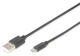 Digitus DB-300127-010-S / USB kabel / USB-A - Micro USB-B / USB 2.0 / 1 m (DB-300127-010-S)