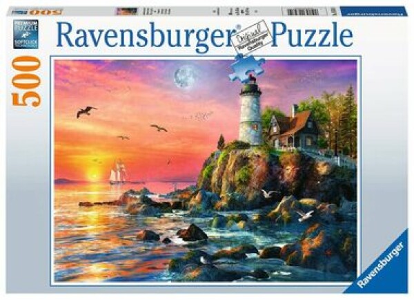 RAVENSBURGER Maják při západu slunce 500 dílků