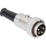 Rean AV RRX3MF-Z-012-0 XLR konektor zástrčka, vestavná, zásuvka, vestavná Pólů: 3 černá 100 ks