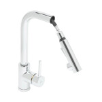Dřezová baterie SAT sklopné rameno chrom SATBSD289L SATBSD289L