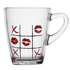 Hrníček skl. Street Fashion Kiss 310 ml