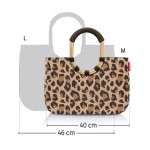 Nákupní taška Reisenthel Loopshopper L Leo fake fur