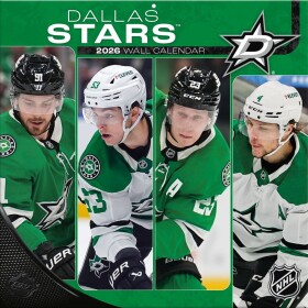 JF Turner Kalendář Dallas Stars NHL 2026 Wall Calendar