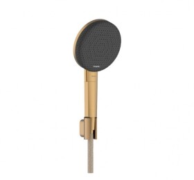 HANSGROHE - Raindance Alive Select S Set sprchové hlavice, držáku a hadice, 3 proudy, EcoSmart, kartáčovaný bronz 24611140