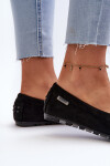 Dámské mokasíny z ekologického semiše černé Amrutia 38