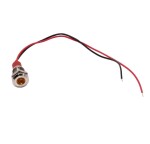 LED světelný indikátor - Žlutý, 10 - 24V, 10 mm
