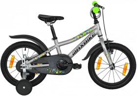 Dětské kolo MAXBIKE KID 16", model 2022 - barva šedá