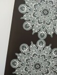 Antistresové omalovánky Ditipo Ditipo, 7231001, Třpytivé malování, Boho black